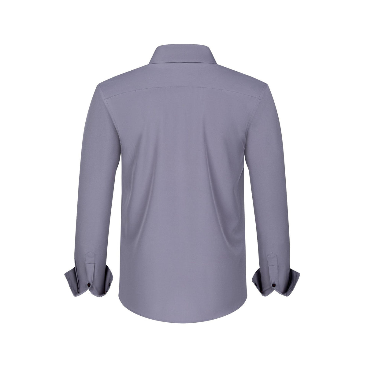 Cross-Border Four-Way Stretch Men's Shirt Polka Dot Color Matching Design Double-Breasted Shirt Men's Amazon Hot Style