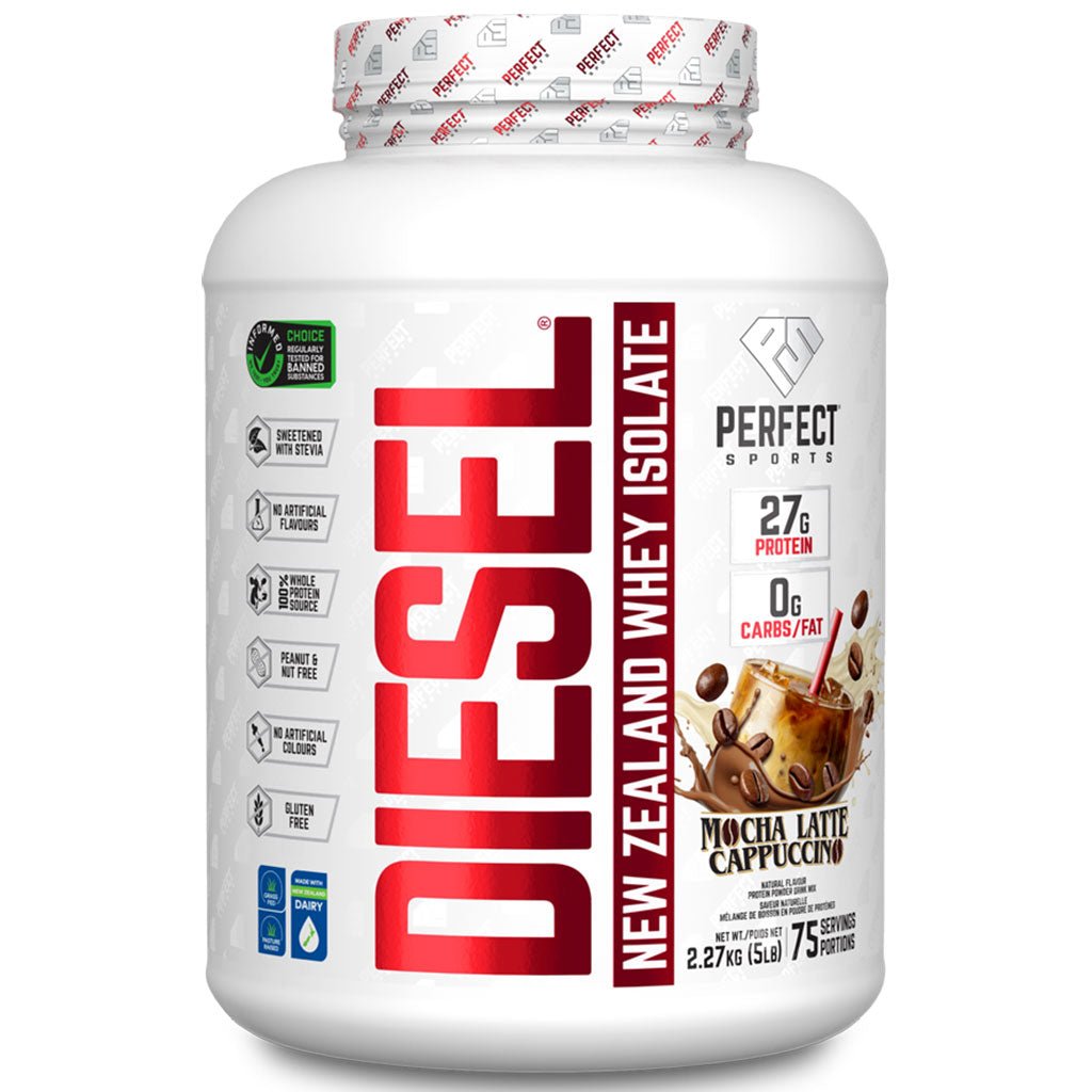Perfect Sports DIESEL (New Zealand Whey Protein Isolate), 5lb