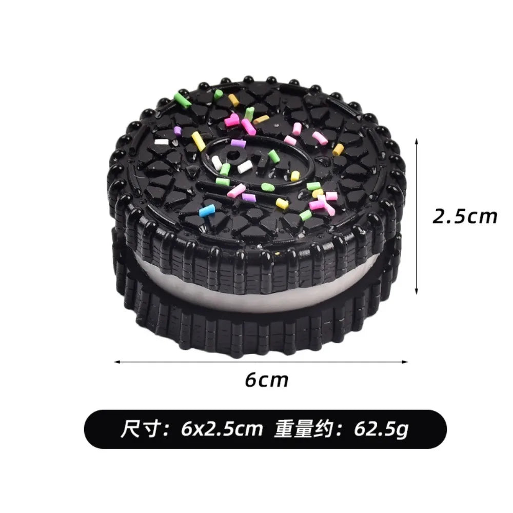 Simulation  Stress Relief Squishy Toy. Creative Cookie Cake Super Soft Squeeze Toy. Sandwich Biscuit Antistress Gadget.