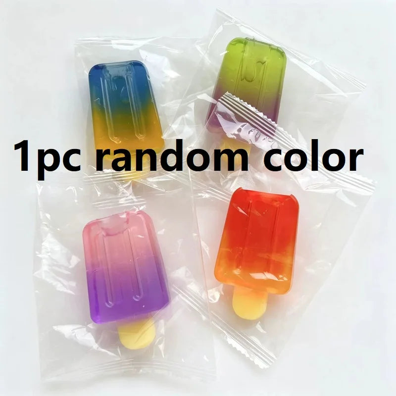 Squeeze Toy Ultra Soft Anti-stress Funny Simulation Food Ice Cream Ball Stress Reliever Toy for Office