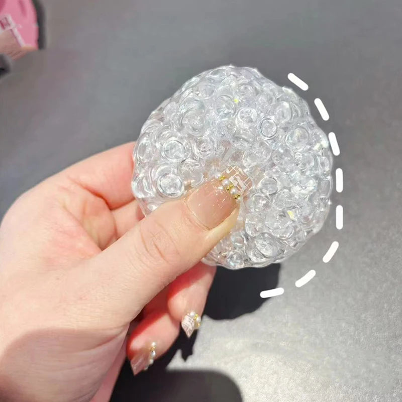 Balle Anti-Stress Perles Explosion Slow Rebound – Jouet Sensoriel Fait Main | Handmade Explosion Beads Stress Relief Ball