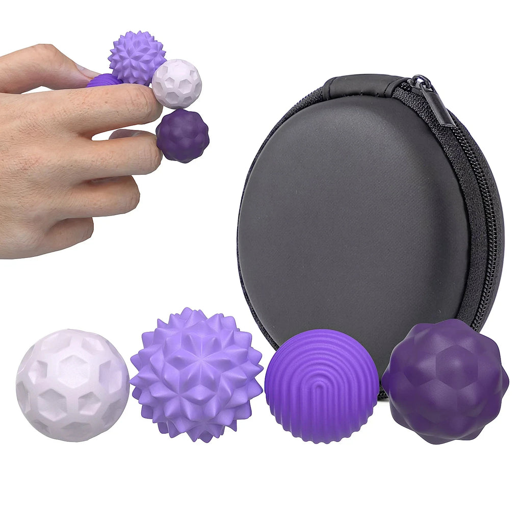 Magnetic Silicone Sensory Balls Worry Balls Autism Calming Fidgeting Toy Fidget Toy Kid Adults Anxiety Relief Stress Sensory Toy
