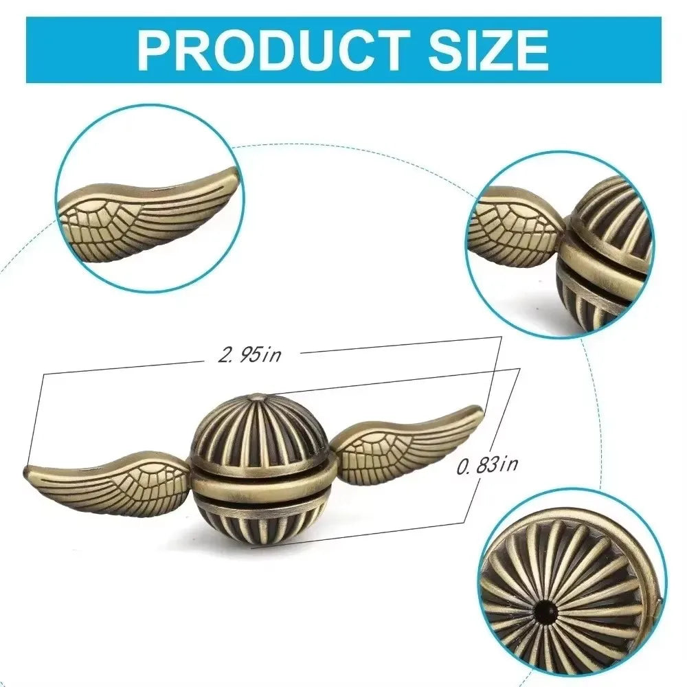 Fidget Spinner EDC Métal Ailes Gyroscope Bureau – Anti-Stress Enfant & Adulte | EDC Metal Wings Gyroscope Fidget Spinner