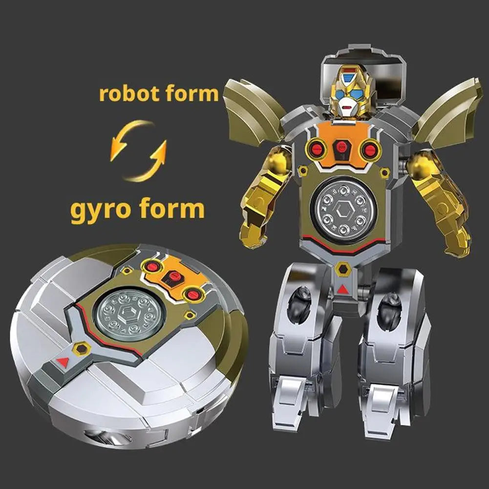 Transforming Dinosaur Robot Tank Fidget Spinner, Creative Cool Change Finger Toy for Kids Adults, Stress Relief Anti-Anxiety