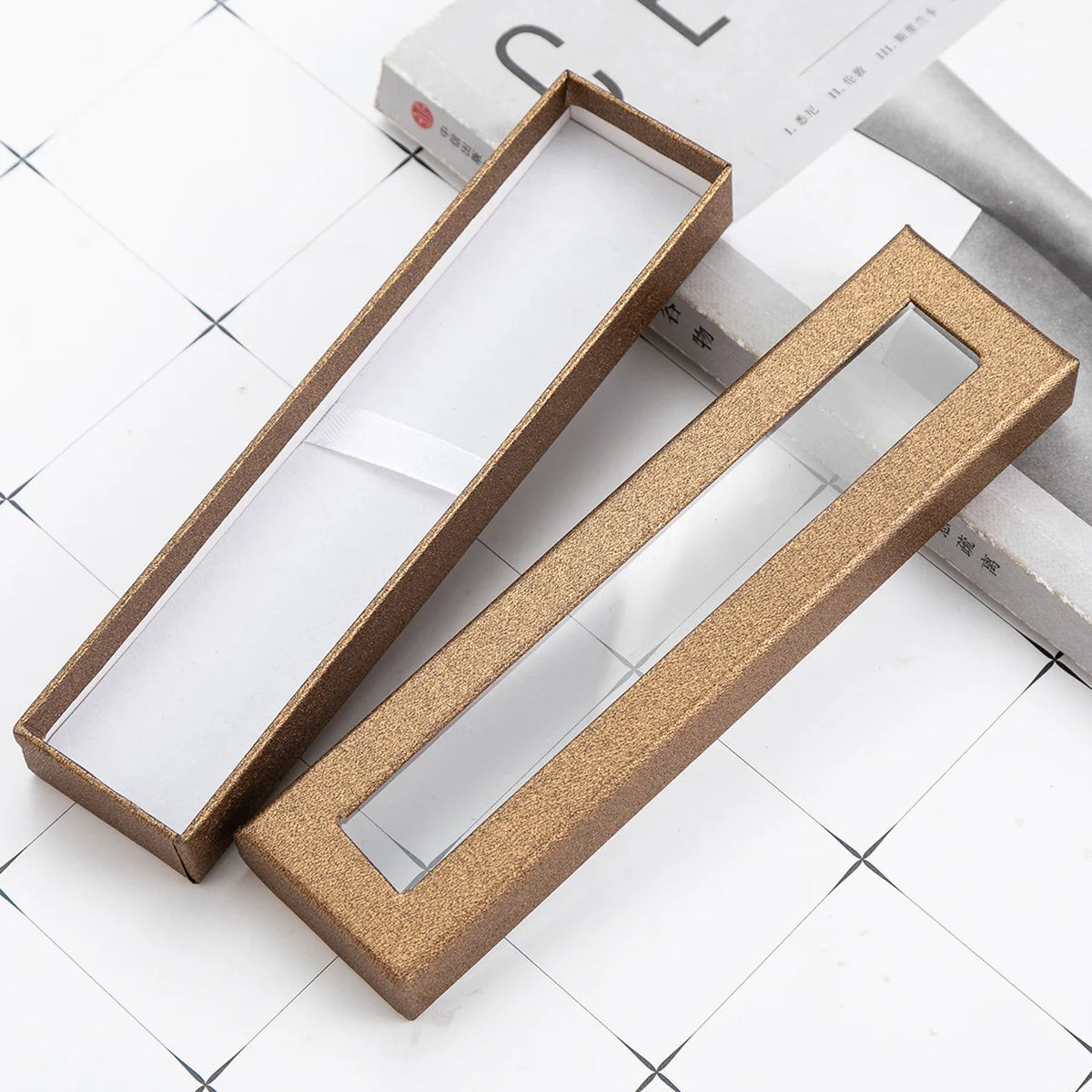 Pen Box Paper Box Jewelry Gift Pen Box Heaven and Earth Cover Gift Box Stationery