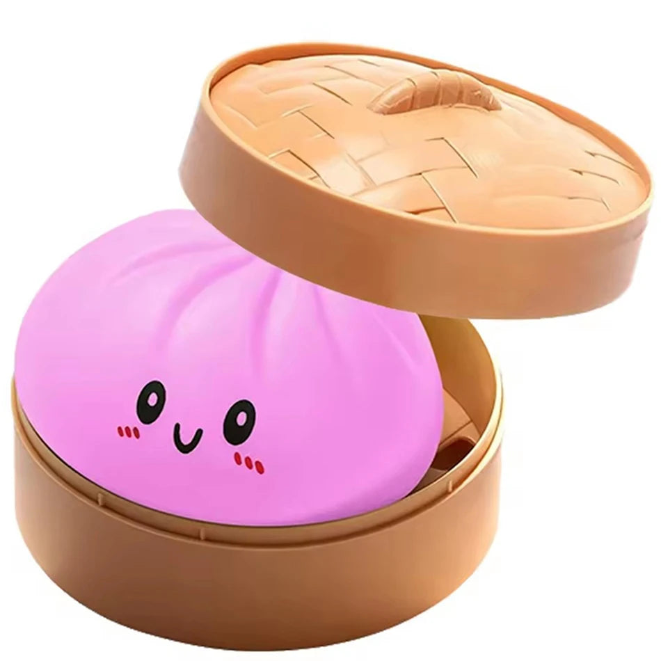 Blind box Colorful Simulated Dumpling Squishy Relaxing Relieve Anxiety Antistress Enhance Happiness Rebound Squeeze Reliever Toy