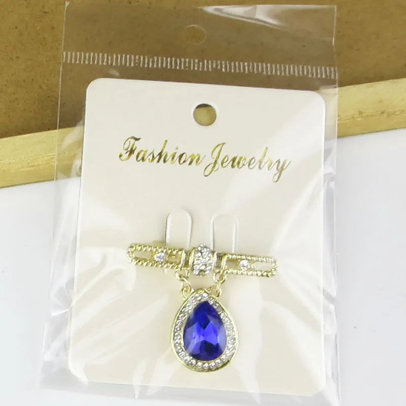 British Style Fashion Retro Brooch Animal Diamond Silver Pin for Men Male Suit Shirt Collar Accessories