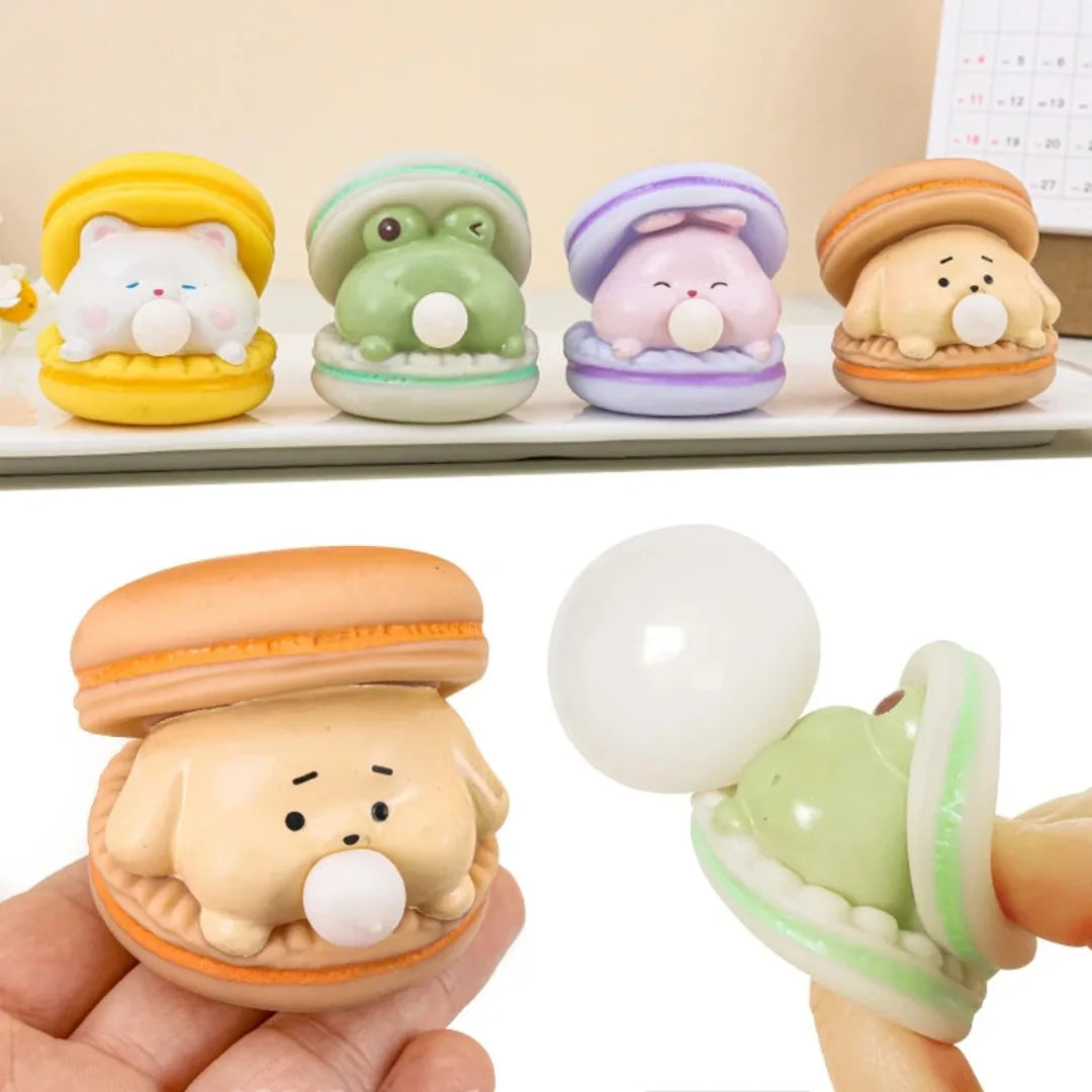 Jouet Squeeze Animal Crache Bulle Anti-Stress – Squishy Sensoriel Enfant | Animal Spit Bubble Stress Relief Squeeze Toy