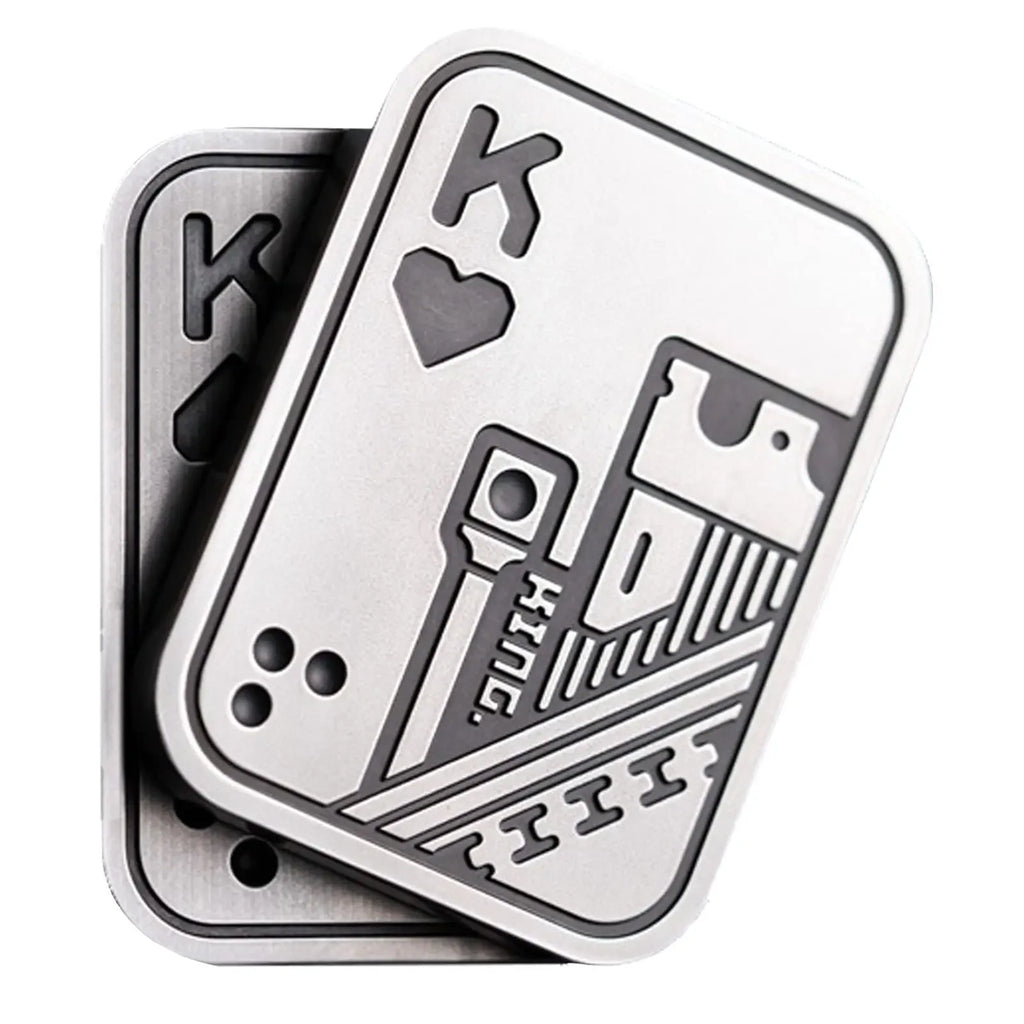 Adult and Male Irritable Desktop Toys EDC Metal Magnetic Slider Poker Sticks Card Anxiety and Irritability Game Gifts