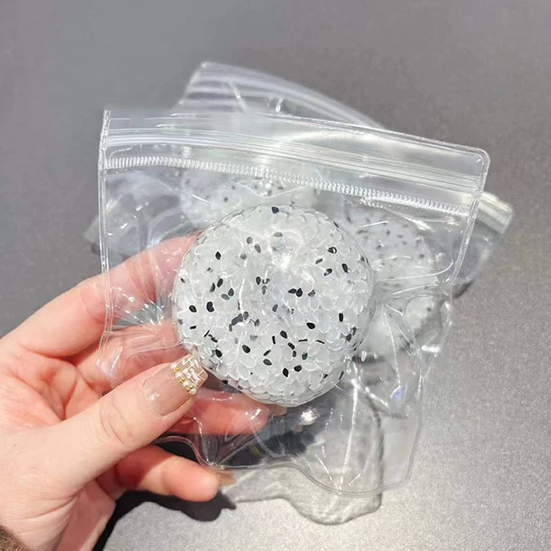 Balle Anti-Stress Perles Explosion Slow Rebound – Jouet Sensoriel Fait Main | Handmade Explosion Beads Stress Relief Ball