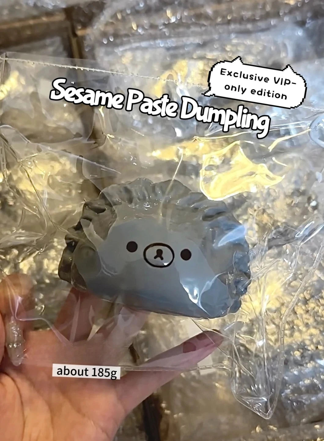 Hot Handcrafted Taba dumpling Squishy: Sesame Paste / Beetroot / Egg / Jelly Dumpling Bear - Food Grade Silicone Stress Reliever