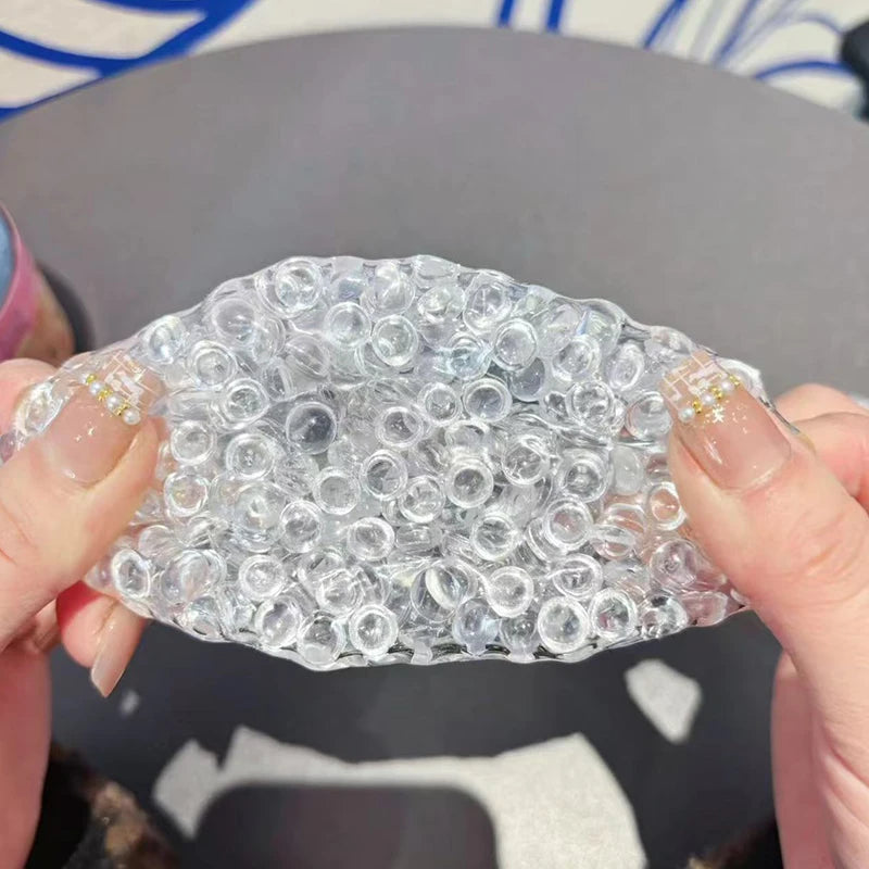 Balle Anti-Stress Perles Explosion Slow Rebound – Jouet Sensoriel Fait Main | Handmade Explosion Beads Stress Relief Ball