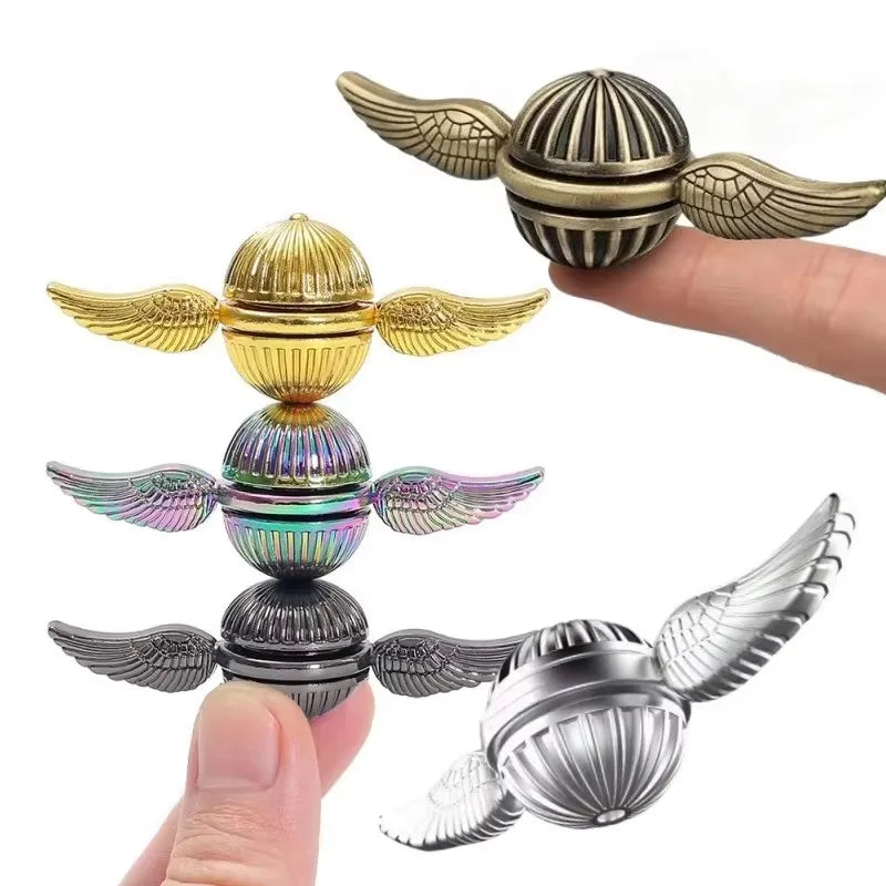 Fidget Spinner EDC Métal Ailes Gyroscope Bureau – Anti-Stress Enfant & Adulte | EDC Metal Wings Gyroscope Fidget Spinner