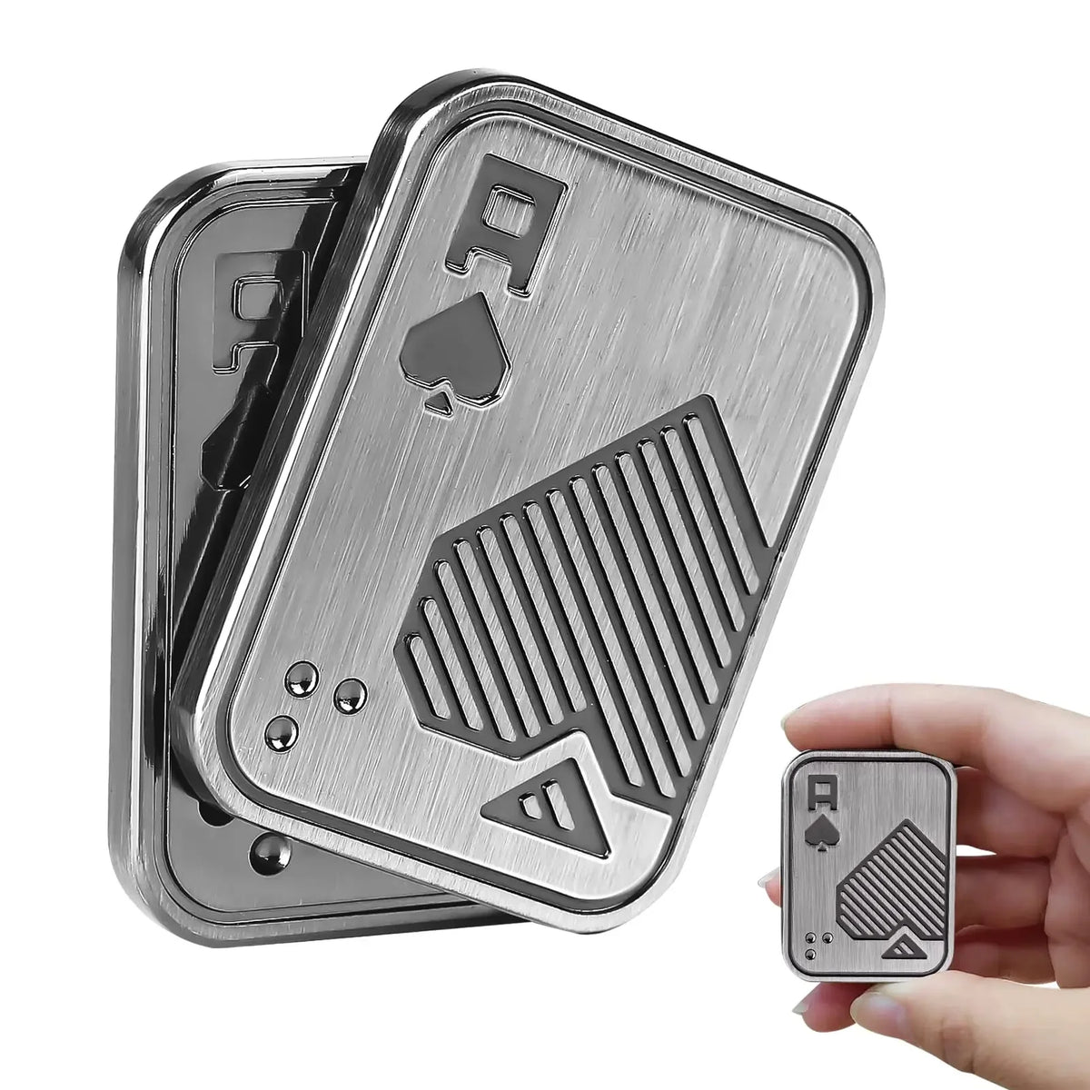 Adult and Male Irritable Desktop Toys EDC Metal Magnetic Slider Poker Sticks Card Anxiety and Irritability Game Gifts