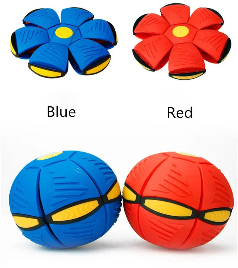 Flying UFO Flat Throw Disc Ball With LED Light Toy Kid Outdoor Garden Basketball Game Lkcomo Throw UFO Disc balls