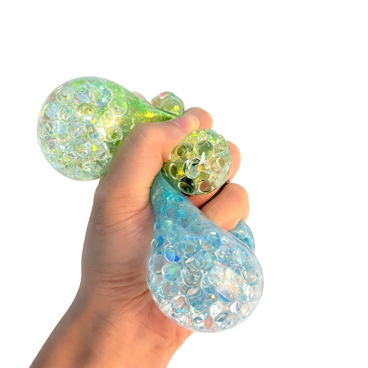 Viral Hidden Design Glitter Bead Dumpling Squishy, 1-4Pcs Blind Box with Packaging Box, Realistic Bun Squeeze Stress Relief Toy