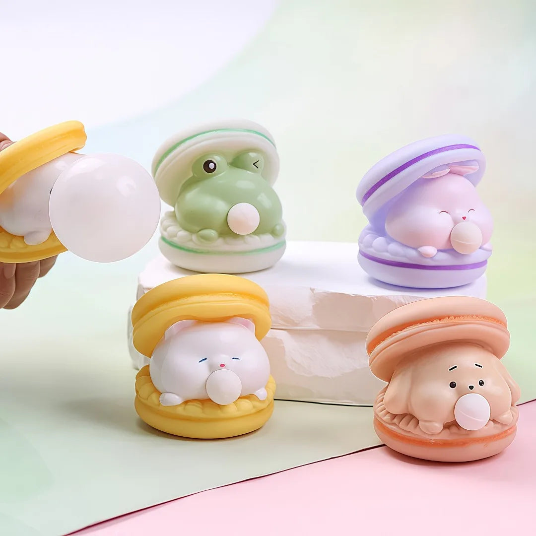 Jouet Squeeze Animal Crache Bulle Anti-Stress – Squishy Sensoriel Enfant | Animal Spit Bubble Stress Relief Squeeze Toy