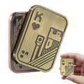 Adult and Male Irritable Desktop Toys EDC Metal Magnetic Slider Poker Sticks Card Anxiety and Irritability Game Gifts