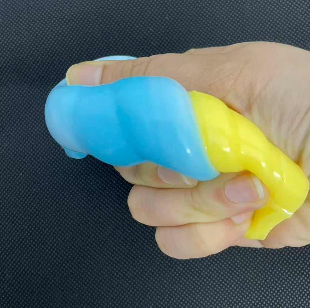Squeeze Toy Ultra Soft Anti-stress Funny Simulation Food Ice Cream Ball Stress Reliever Toy for Office