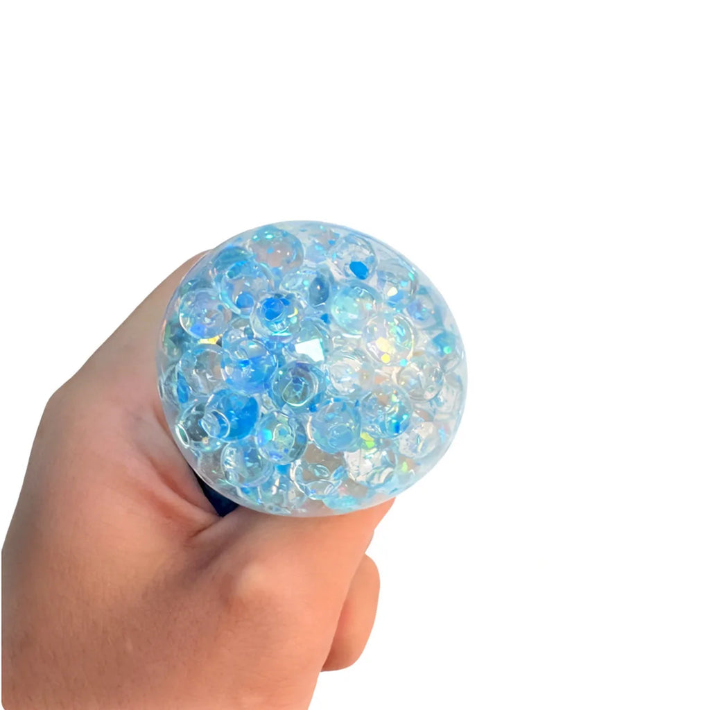 Viral Hidden Design Glitter Bead Dumpling Squishy, 1-4Pcs Blind Box with Packaging Box, Realistic Bun Squeeze Stress Relief Toy