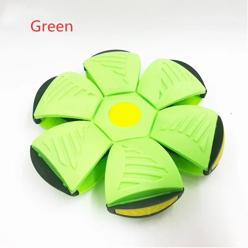 Flying UFO Flat Throw Disc Ball With LED Light Toy Kid Outdoor Garden Basketball Game Lkcomo Throw UFO Disc balls