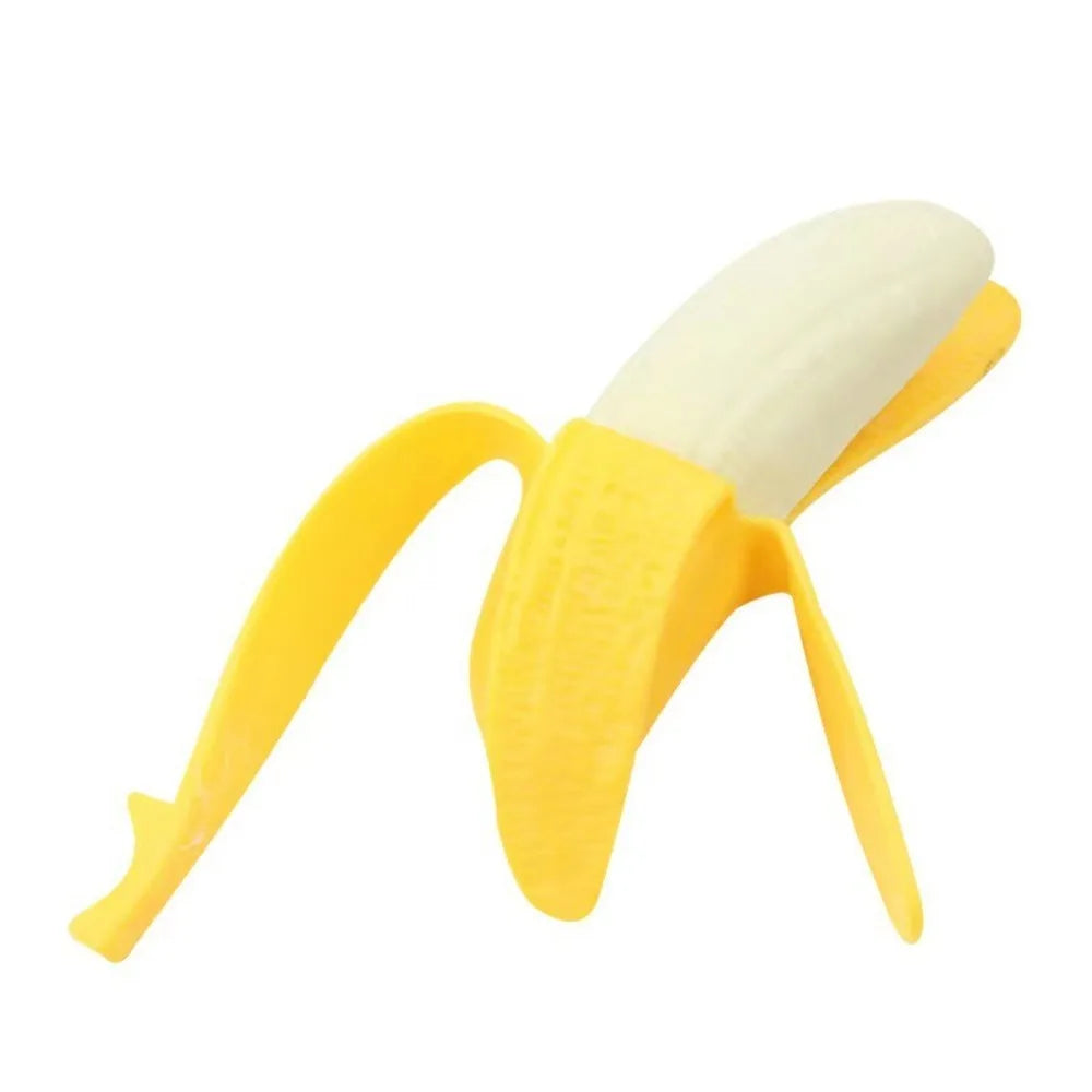 Anxiety Relief Banana Squeeze Toy Simulated Banana Sensory Toys Stretchy Banana Toy Slow Rebound Stress Relief Squeeze Ball
