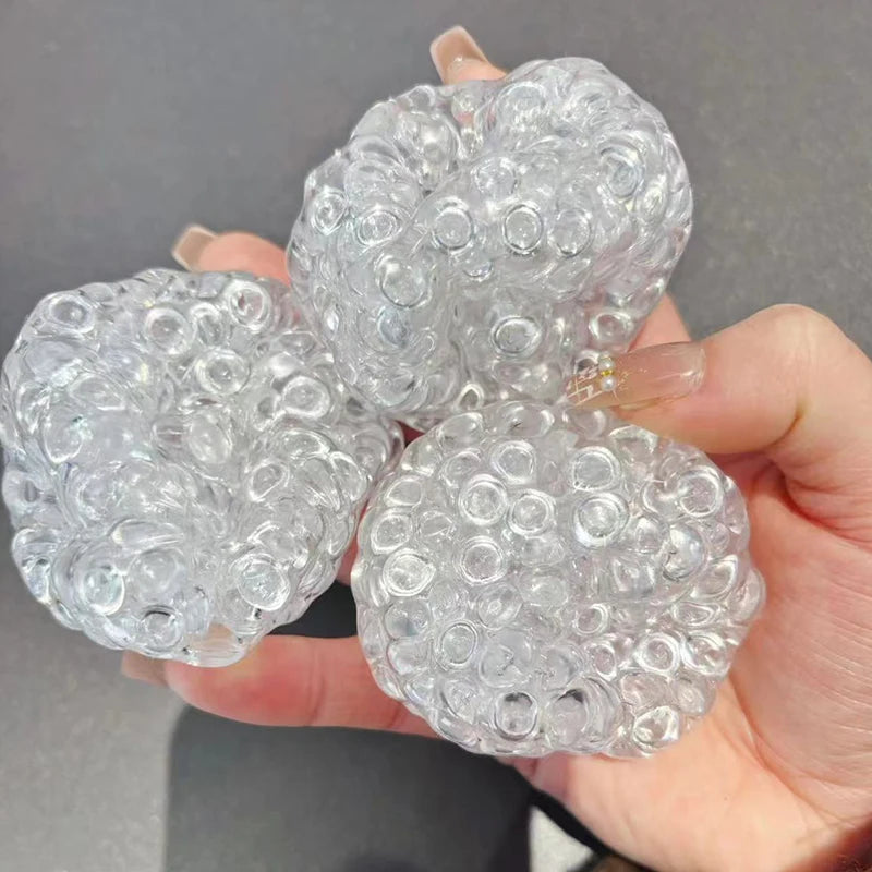 Balle Anti-Stress Perles Explosion Slow Rebound – Jouet Sensoriel Fait Main | Handmade Explosion Beads Stress Relief Ball