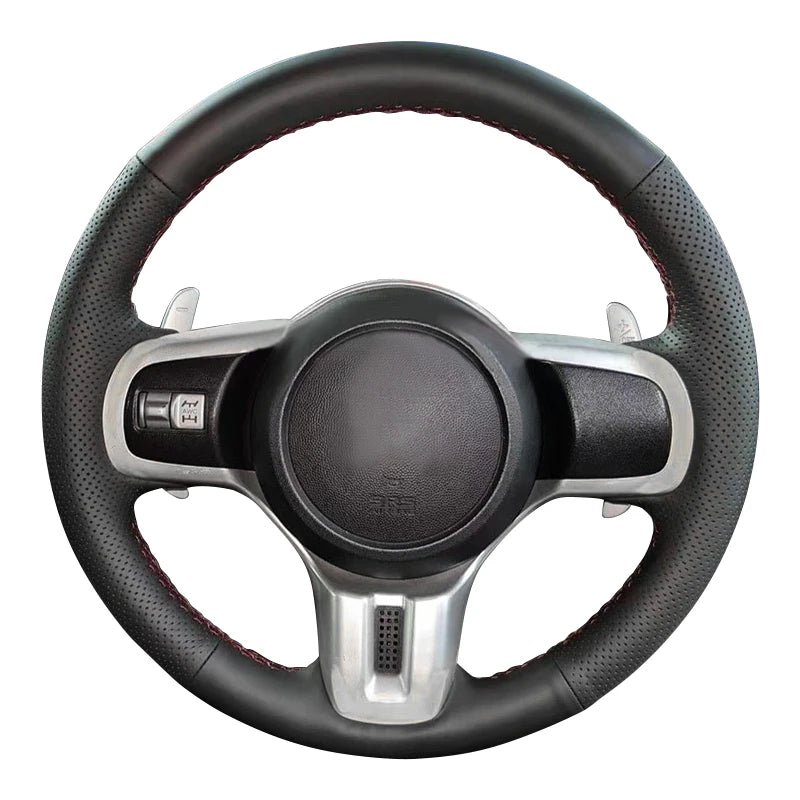 Braiding on The Steering Wheel for Mitsubishi Lancer Evolution EVO X 10 2008 2009-2012 2013 2014 Tuning Car Hand-sewing Cover