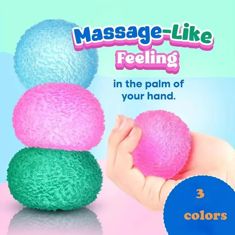 Ice Ball Maltose Squishy Toys Blue Mochi Sensory Fidgets Toy Simulated Transparent Anti Stress Slow-rebound Decompression Toy