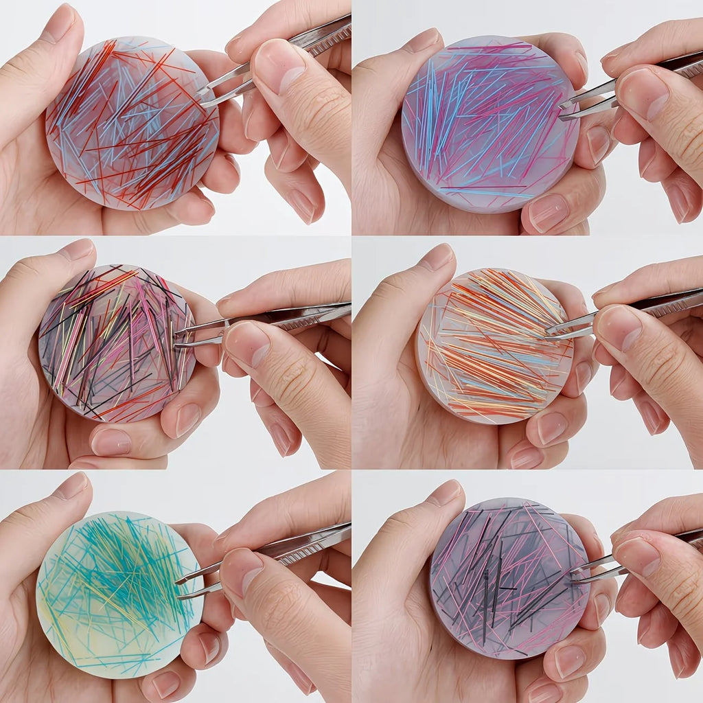 1pc Round Picking Pad - Adult Relax Toy for Skin Picking Disorder and Trichotillomania, Sensory Picking Pad for Autism and Relax