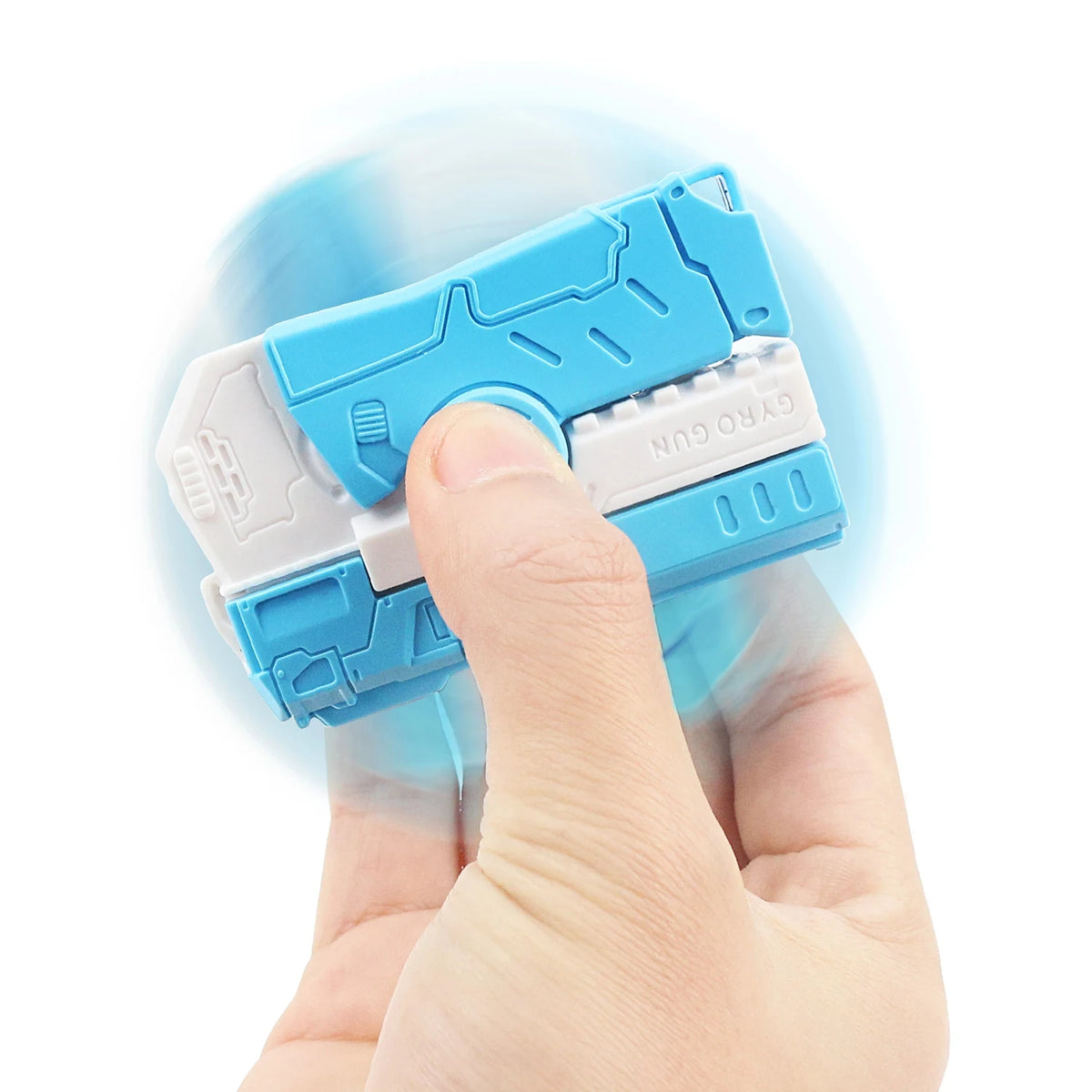 Fidget Spinner 2-en-1 Pistolet Gyroscope Enfant – Rebond Automatique | 2-in-1 Deformed Spinner Gun Toy