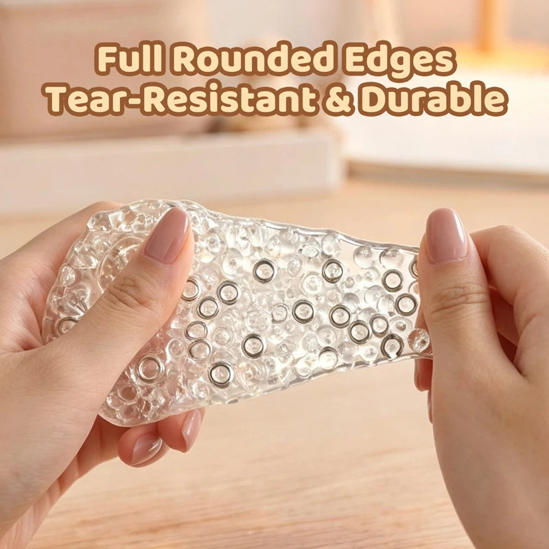 Clear Squishy Balls Ice Beads Squeeze Toy Super Soft Mochi Fidget Toys Moldable Crunch Squeeze Anxiety Relief Toy Gift For Adult