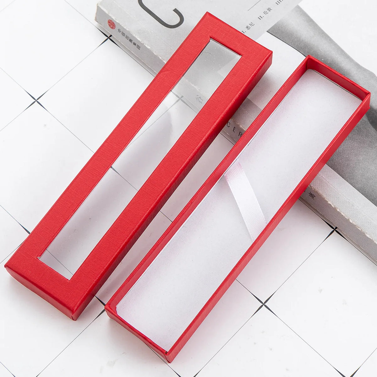 Pen Box Paper Box Jewelry Gift Pen Box Heaven and Earth Cover Gift Box Stationery