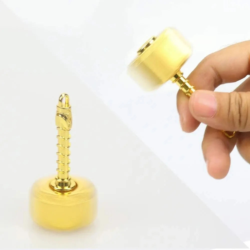 Toupie Gyroscope Métal Marteau Cinétique – Fidget Spinner Pocket Anti-Stress | Metal Kinetic Hammer Pocket Fidget Spinner