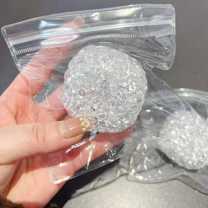 Balle Anti-Stress Perles Explosion Slow Rebound – Jouet Sensoriel Fait Main | Handmade Explosion Beads Stress Relief Ball
