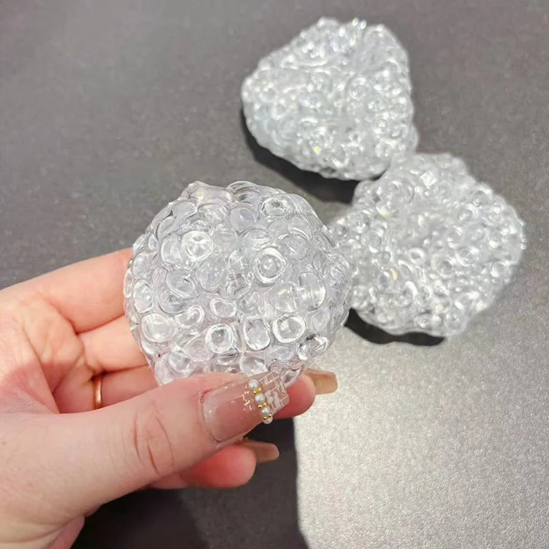 Balle Anti-Stress Perles Explosion Slow Rebound – Jouet Sensoriel Fait Main | Handmade Explosion Beads Stress Relief Ball
