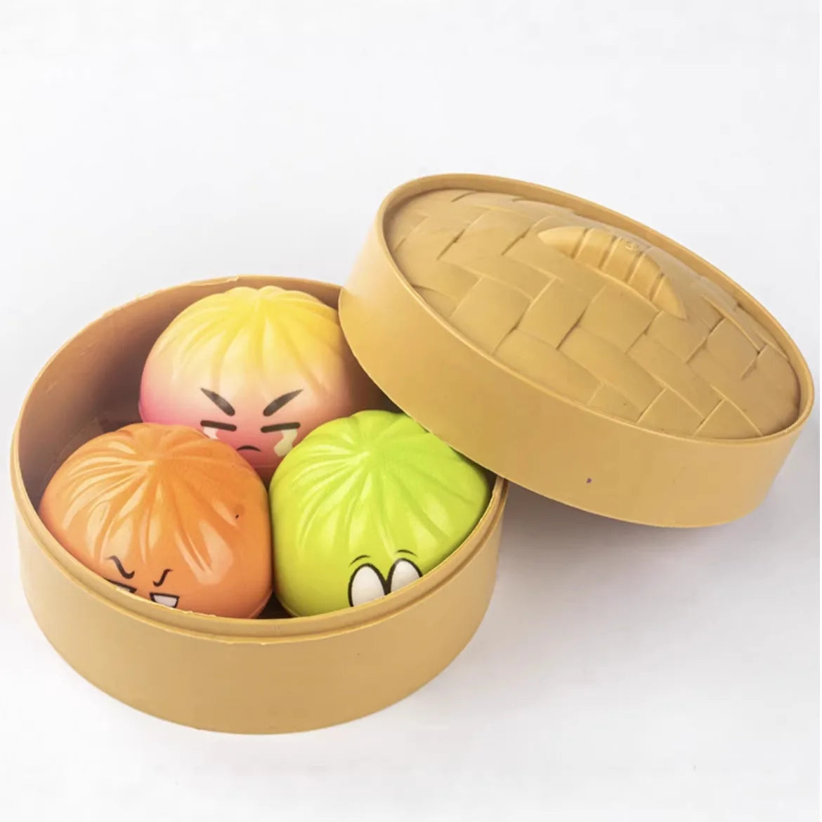 Jouet Squeeze Xiaolongbao Anti-Stress – Slow Rebound Sonore Enfant | Cha Siu Bao Squeeze Decompression Toy