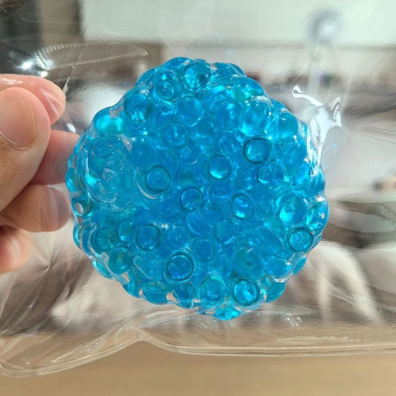 Balle Anti-Stress Perles Explosion Slow Rebound – Jouet Sensoriel Fait Main | Handmade Explosion Beads Stress Relief Ball