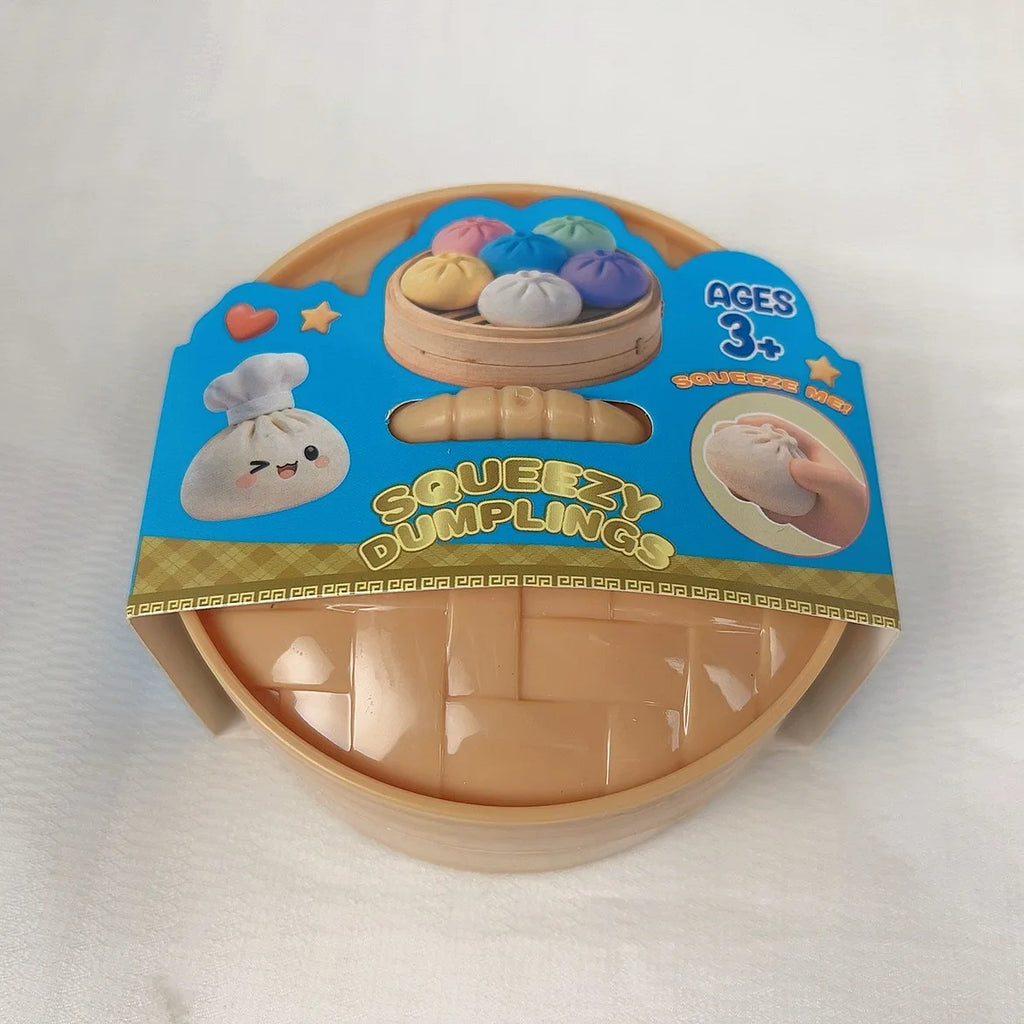 Blind box Colorful Simulated Dumpling Squishy Relaxing Relieve Anxiety Antistress Enhance Happiness Rebound Squeeze Reliever Toy