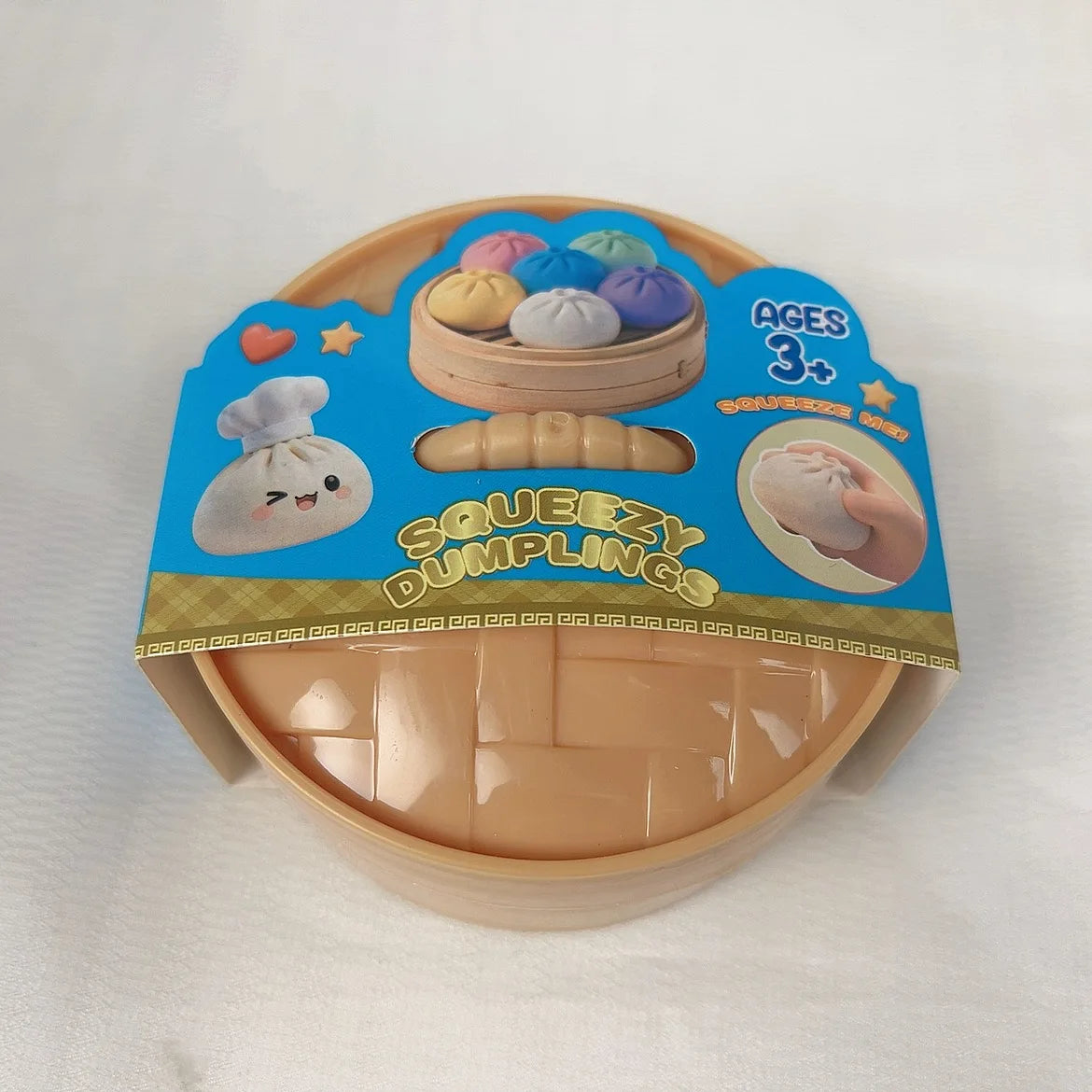 Blind box Colorful Simulated Dumpling Squishy Relaxing Relieve Anxiety Antistress Enhance Happiness Rebound Squeeze Reliever Toy