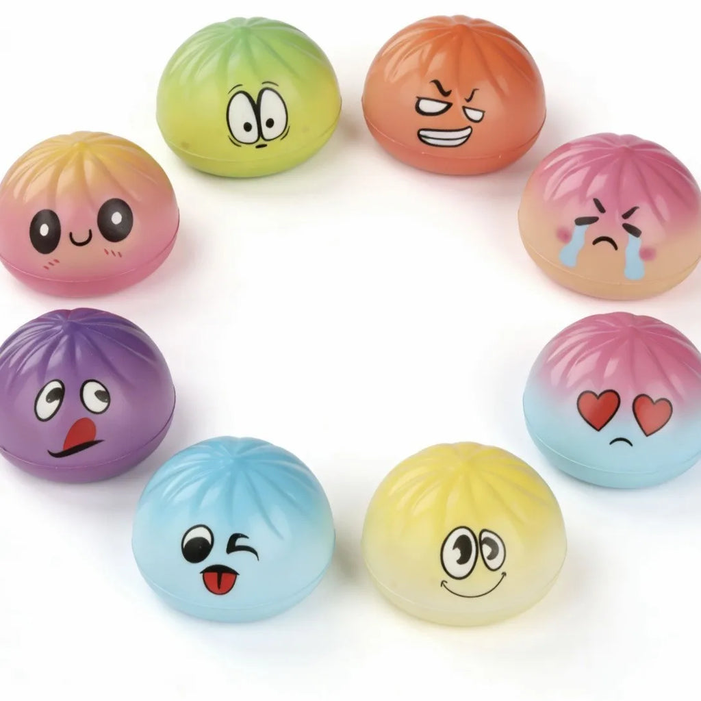 Jouet Squeeze Xiaolongbao Anti-Stress – Slow Rebound Sonore Enfant | Cha Siu Bao Squeeze Decompression Toy
