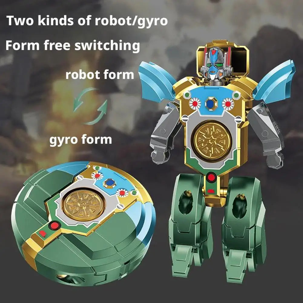 Transforming Dinosaur Robot Tank Fidget Spinner, Creative Cool Change Finger Toy for Kids Adults, Stress Relief Anti-Anxiety