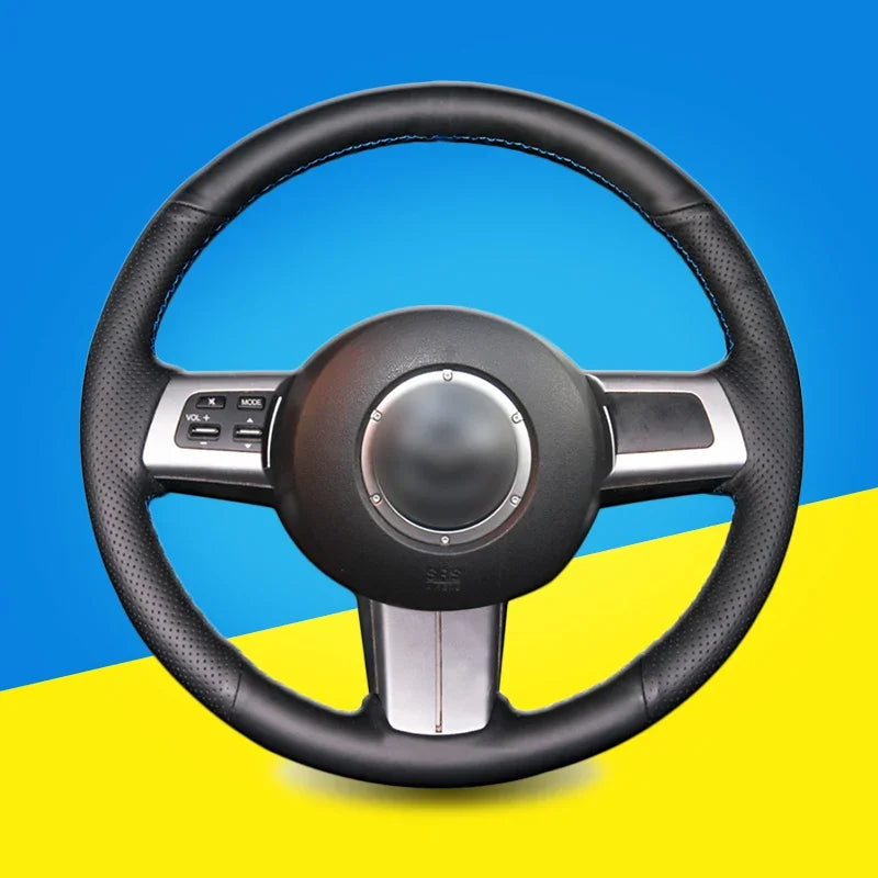 Custom Hand Stitching Steering Wheel Cover for Mazda MX-5 2009-2013 RX-8 2009-2013 CX-7 CX7 2007-2009 Car Steering Wheel Covers