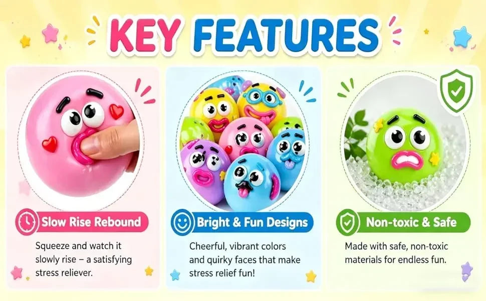 NEW Smushers Squishy Curiosities Dog Face Swap Squishy Toy Soft Moldable Cute Slow Rise Squeeze Toy Relaxing Sensory fun toys