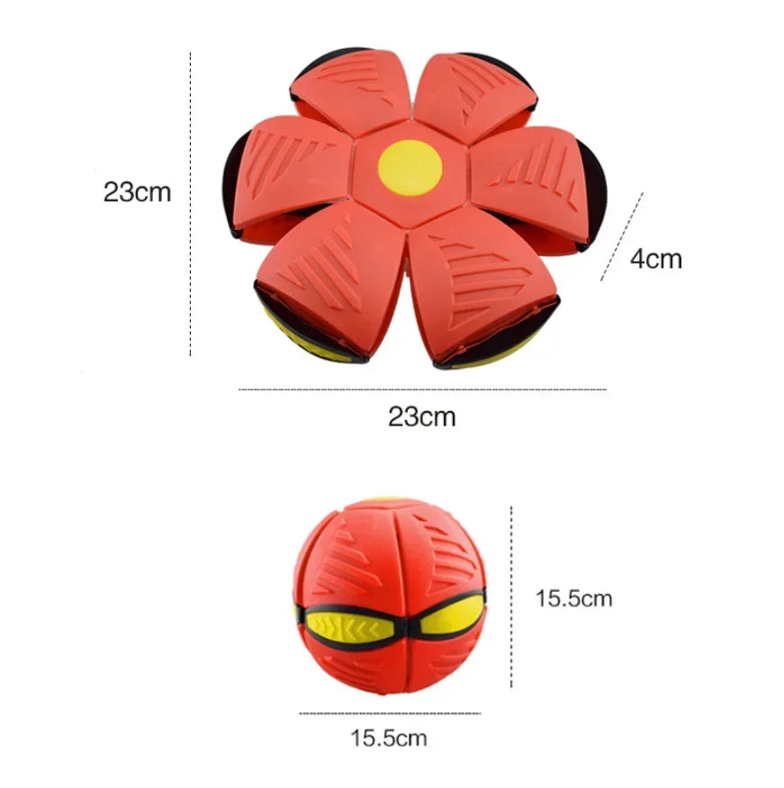 Flying UFO Flat Throw Disc Ball With LED Light Toy Kid Outdoor Garden Basketball Game Lkcomo Throw UFO Disc balls