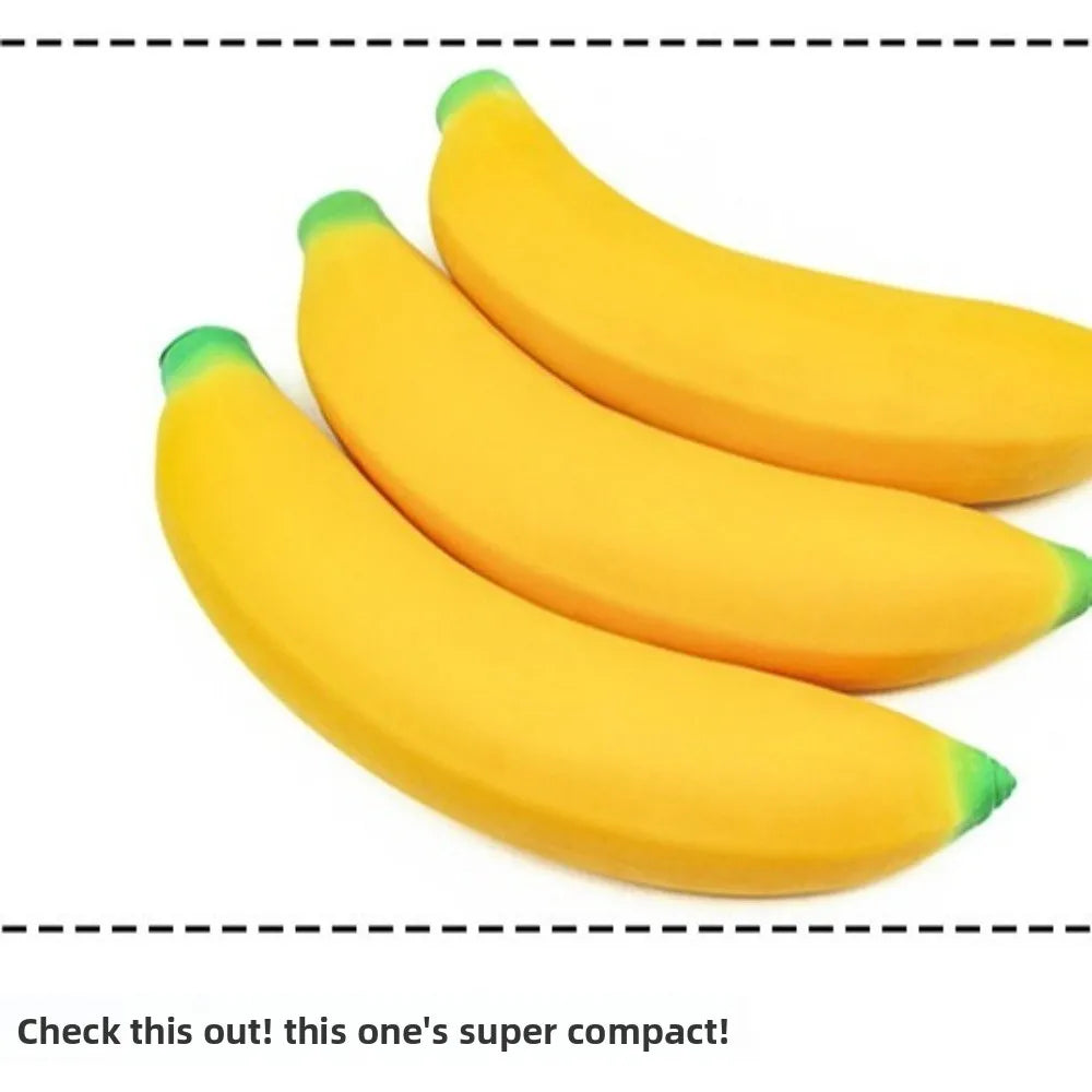 Anxiety Relief Banana Squeeze Toy Simulated Banana Sensory Toys Stretchy Banana Toy Slow Rebound Stress Relief Squeeze Ball