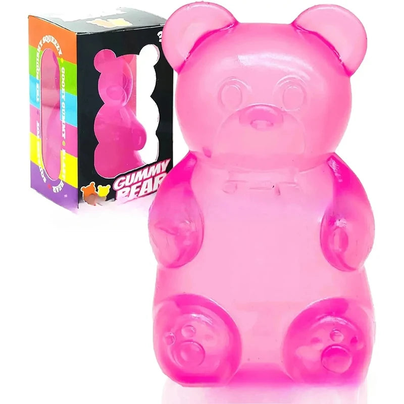 Cute Bear Maltose Squeeze Toy Dough Creative New Item Stress Relief Doll Desk Decoratio Colorful Sensory Toy Creative New Item