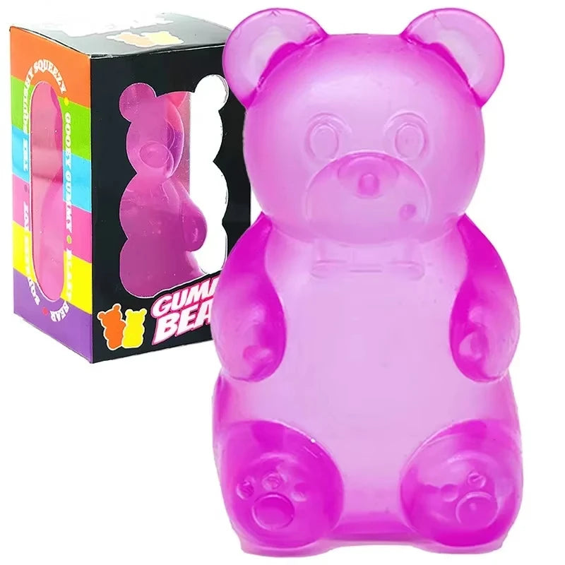 Cute Bear Maltose Squeeze Toy Dough Creative New Item Stress Relief Doll Desk Decoratio Colorful Sensory Toy Creative New Item
