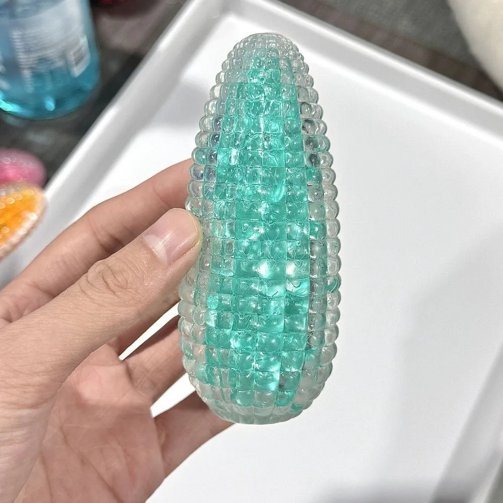 Cute Colorful Slow Rising Pearls Super Soft Crystal Simulation Fidget Toys Pop It Corn-Shaped Pearls Squeeze Toy for Kids Toy