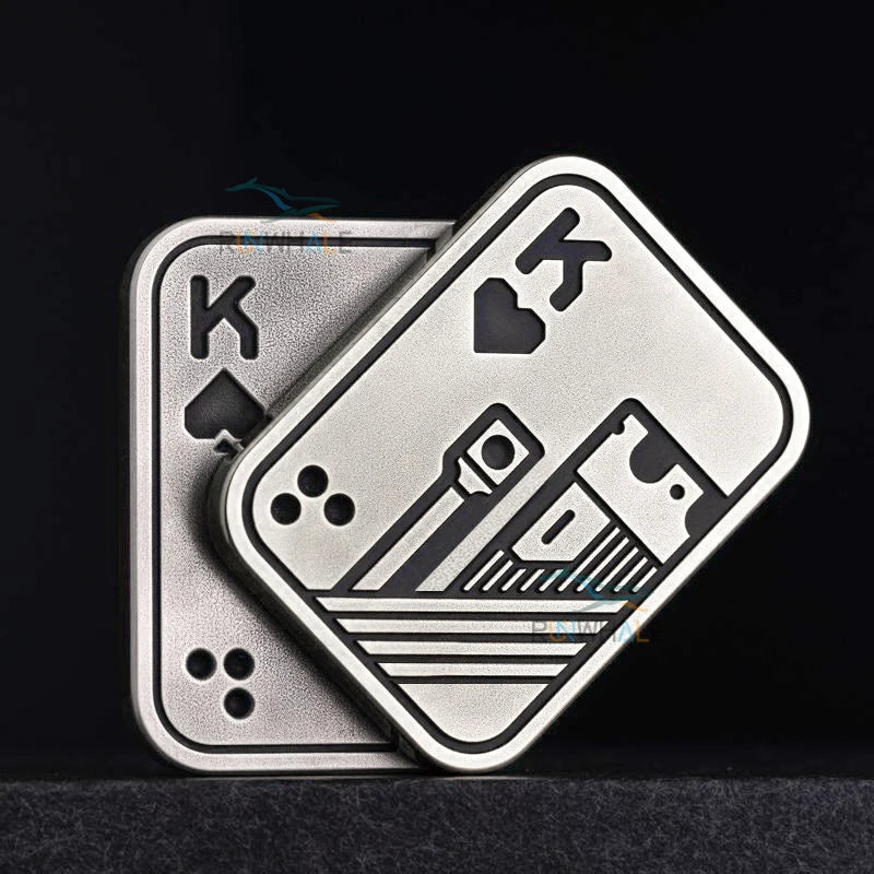 Adult and Male Irritable Desktop Toys EDC Metal Magnetic Slider Poker Sticks Card Anxiety and Irritability Game Gifts